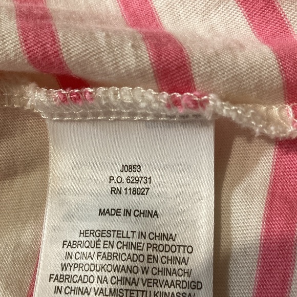 Boden Kathleen Jersey Stripe Broderie Collar Top - Picture 11 of 11